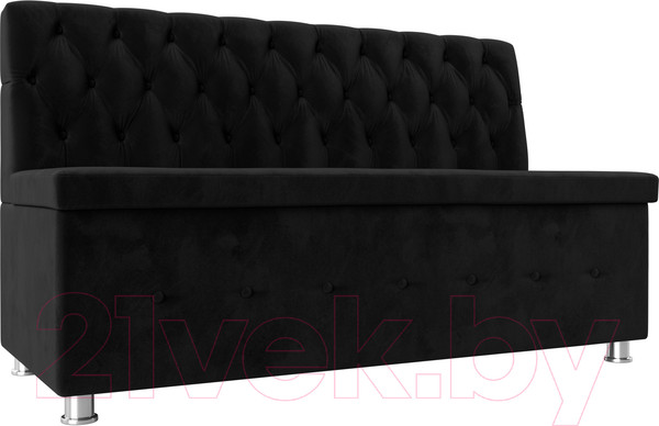 Изображение товара Скамья кухонная мягкая Лига Диванов Вента 284 / 108767 (велюр, черный)