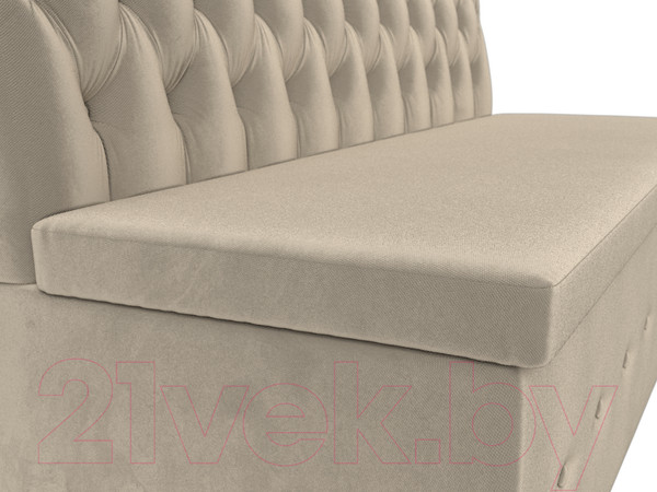 Изображение товара Скамья кухонная мягкая Лига Диванов Вента 284 / 108768 (микровельвет, бежевый)