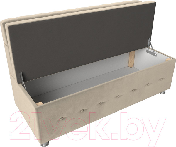 Изображение товара Скамья кухонная мягкая Лига Диванов Вента 284 / 108768 (микровельвет, бежевый)