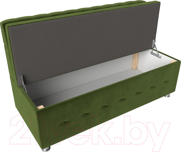 Изображение товара Скамья кухонная мягкая Лига Диванов Вента 284 / 108770 (микровельвет, зеленый)