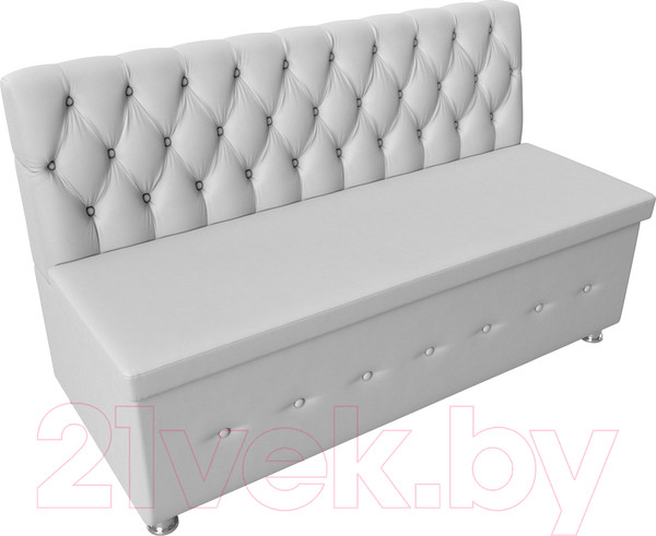 Изображение товара Скамья кухонная мягкая Лига Диванов Вента 284 / 108780 (экокожа, белый)