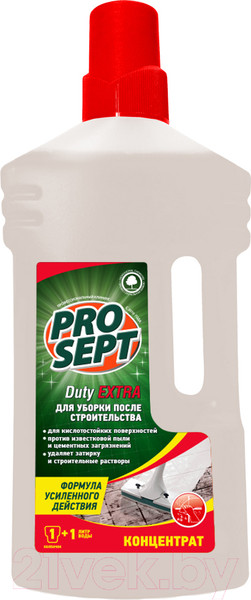 Изображение товара Средство для очистки после ремонта Prosept Duty Extra Концентрат (1л)