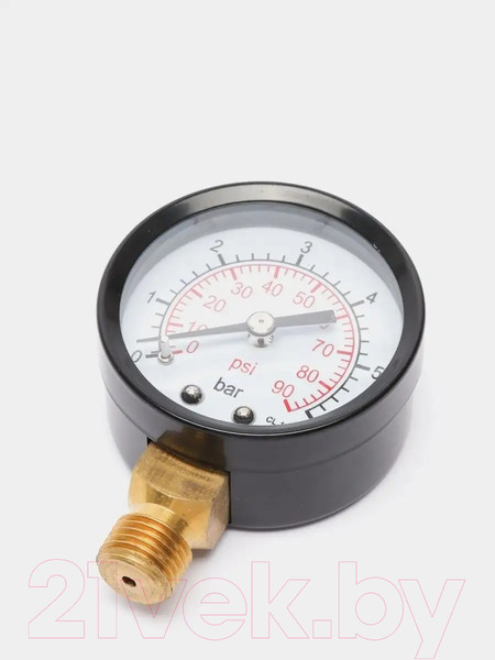 Изображение товара Манометр сантехнический Tim 6 бар Y-50-6