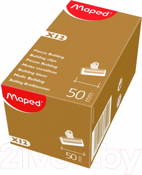 Изображение товара Зажим для бумаги Maped Bulldog / 036550 (50мм)