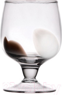 Изображение товара Набор рюмок Неман Цветная крошка / 37510 (6шт, черный/белый)