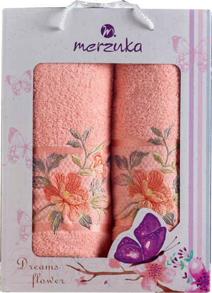 Изображение товара Набор полотенец Merzuka 50x90/70x140 / 10678 (оранжевый)