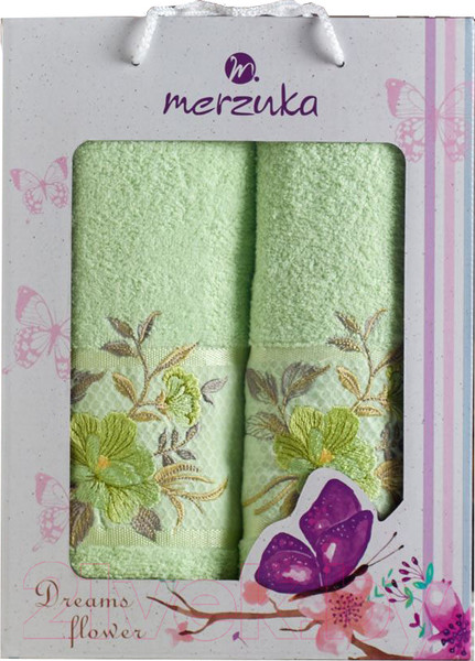 Изображение товара Набор полотенец Merzuka 50x90/70x140 / 10678 (фисташковый)