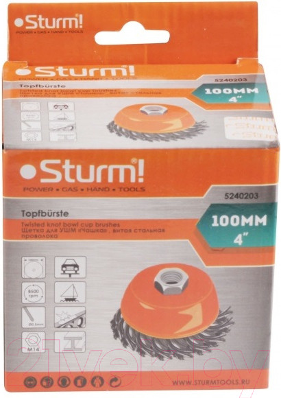 Изображение товара Щетка для электроинструмента Sturm! 5240203