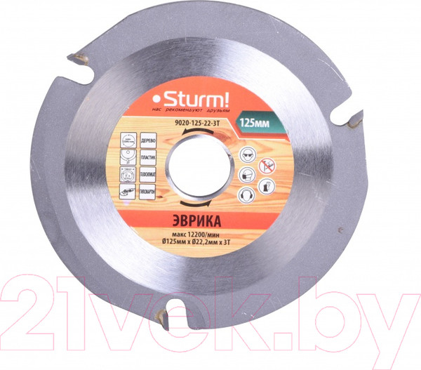 Изображение товара Пильный диск Sturm! 9020-125-22-3T