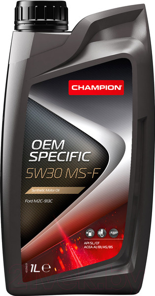 Изображение товара Моторное масло Champion OEM Specific MS-F 5W30 / 8209314 (1л)