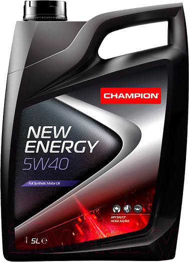 Изображение товара Моторное масло Champion New Energy 5W40 / 8211850 (5л)