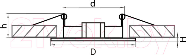 Изображение товара Точечный светильник Lightstar Lega Hi Fix 011017