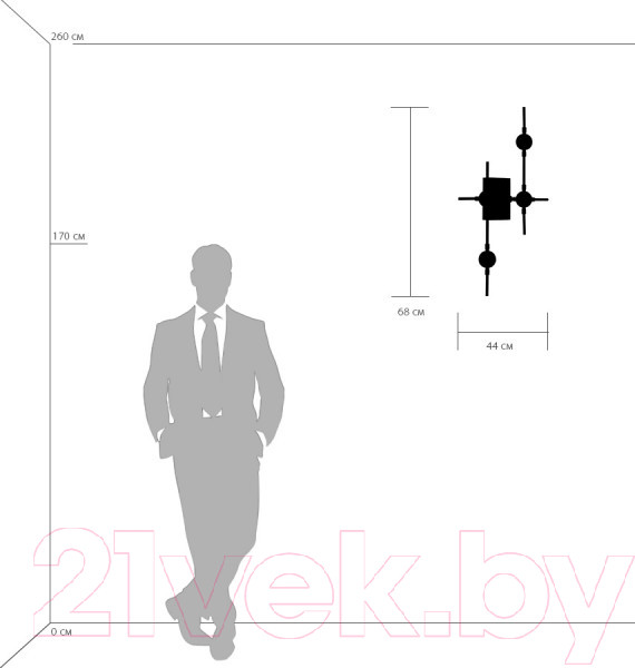 Изображение товара Бра Lightstar Bergamo 745647