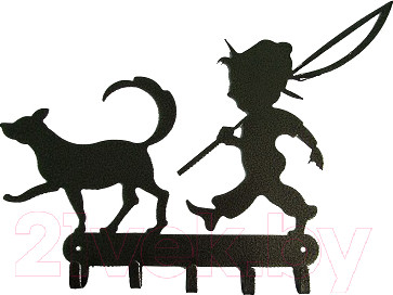 Изображение товара Ключница настенная Станкоинструмент №20 Мальчик и собака