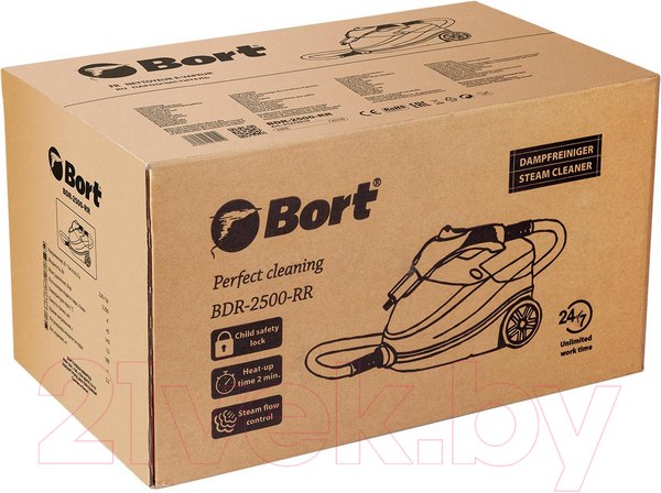 Изображение товара Пароочиститель Bort BDR-2500-RR (91279910)