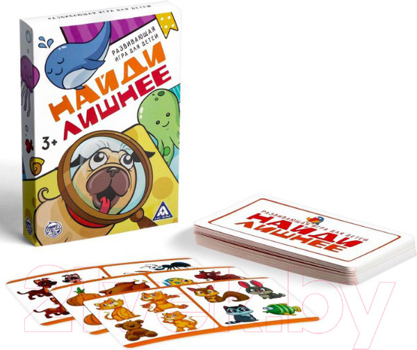 Изображение товара Развивающие карточки Лас Играс Найди лишнее / 3841200