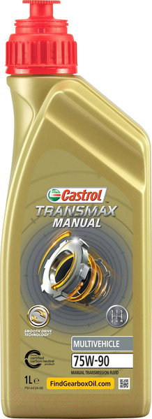 Изображение товара Трансмиссионное масло Castrol Transmax Manual Multivehicle 75W90 / 15D816 (1л)
