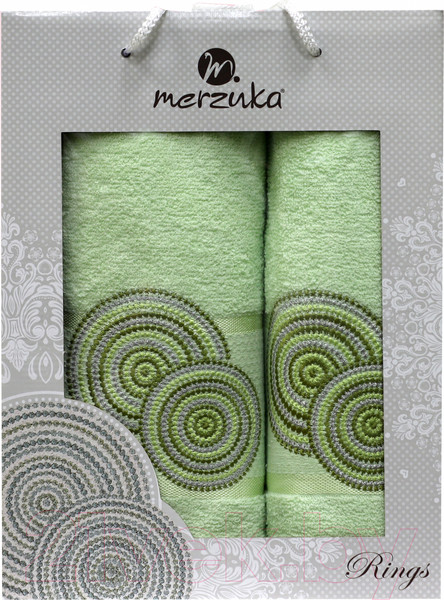 Изображение товара Набор полотенец Merzuka 50x90/70x140 / 11040 (фисташковый)