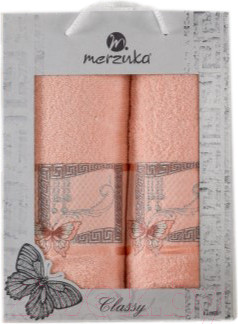 Изображение товара Набор полотенец Merzuka 50x90/70x140 / 11290 (оранжевый)