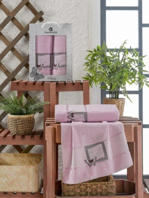 Изображение товара Набор полотенец Merzuka 50x90/70x140 / 11290 (сиреневый)