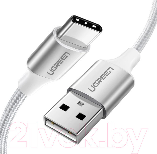 Изображение товара Кабель Ugreen US288 / 60131 (1м, белый)