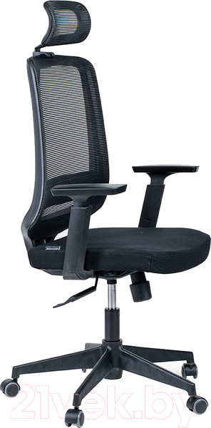 Изображение товара Кресло офисное Norden London Office / JZR1008H-BL005-DWB103 (черный/черный/черный)