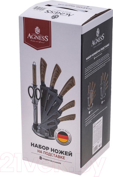 Изображение товара Набор ножей Agness 911-640
