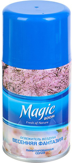 Изображение товара Сменный блок для освежителя воздуха Magic Boom Весенняя фантазия (250мл)