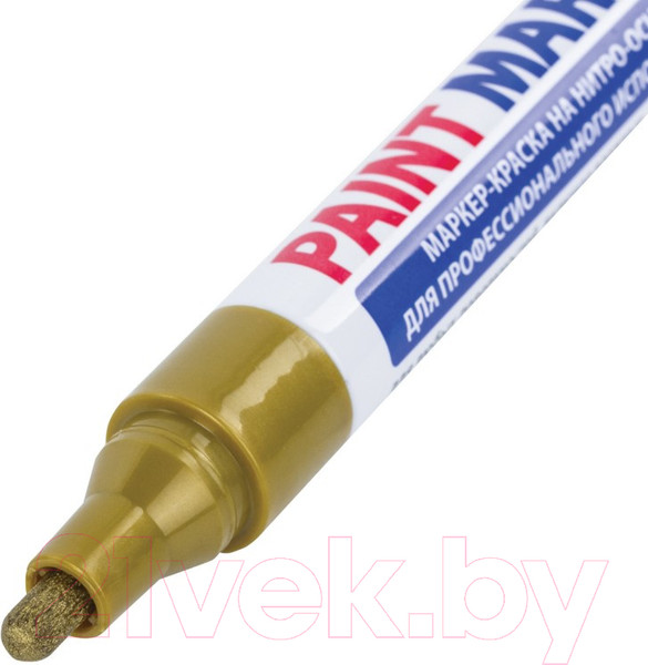Изображение товара Маркер перманентный Brauberg Professional Plus / 151449 (золото)