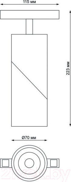 Изображение товара Трековый светильник Novotech 358546