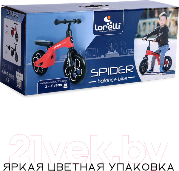 Изображение товара Беговел Lorelli Spider / 10050450010 (желтый)