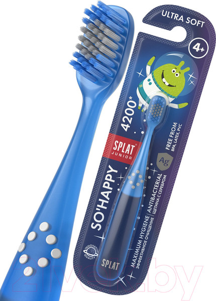 Изображение товара Зубная щетка Splat Ultra 4200 Junior с ионами серебра