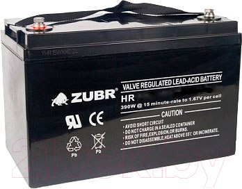 Изображение товара Аккумуляторная батарея Zubr HR1221W 12V/5Ah