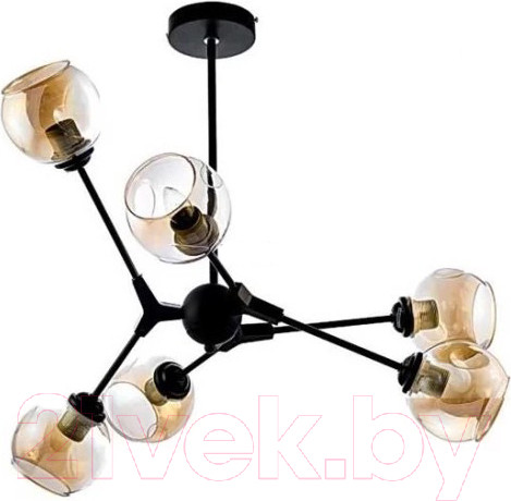 Изображение товара Люстра Aitin-Pro НПБ C867/6 (черный/коричневый)