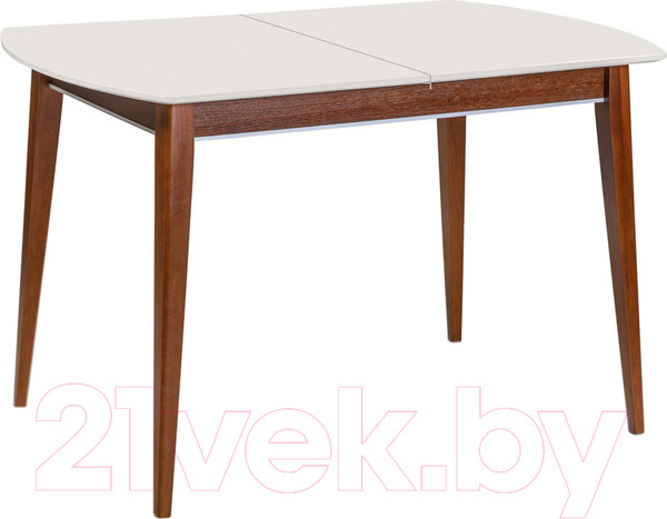 Изображение товара Обеденный стол ТехКомПро Арека ПО 80x140-180 / 121714 (бук/тон 1/подстолье тон 6/ножка 7)