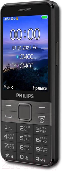 Изображение товара Мобильный телефон Philips Xenium E590 (черный)