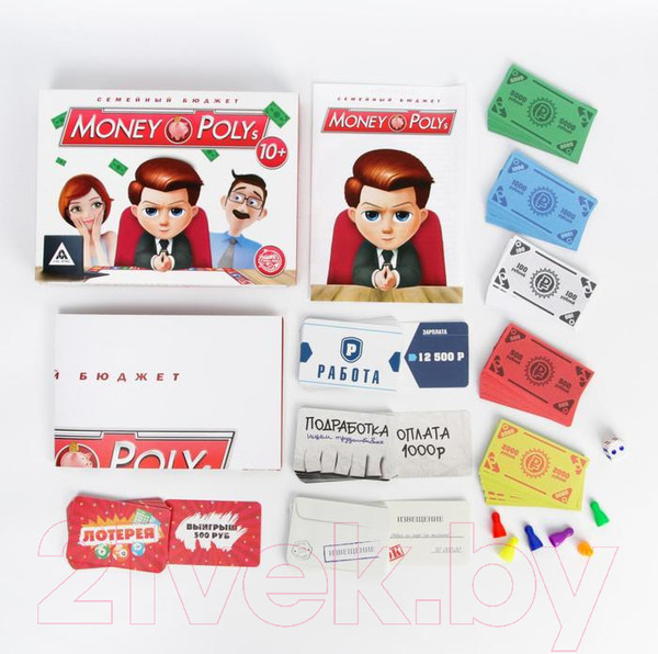 Изображение товара Настольная игра Лас Играс Money Polys. Семейный бюджет / 3635871