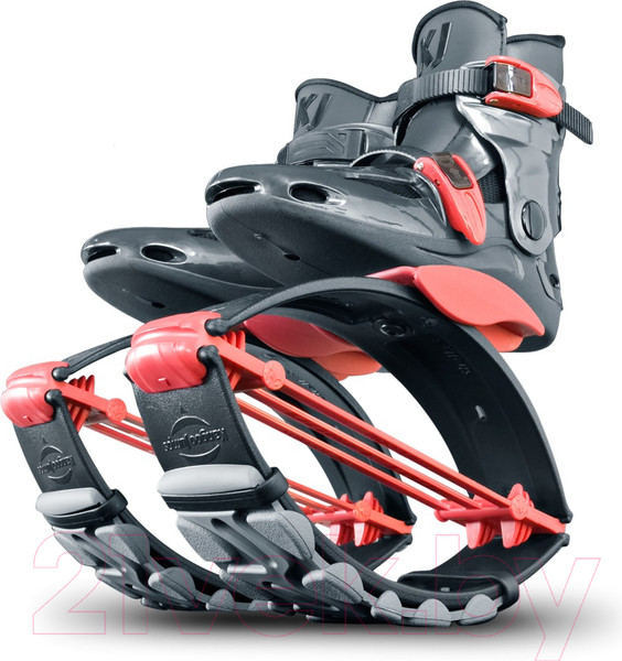 Изображение товара Джампер для детей Kangoo Jumps PowerShoe (р-р 1-3, титан/красный)