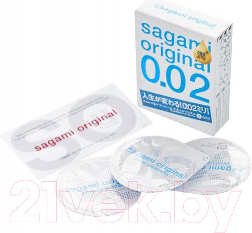 Изображение товара Презервативы Sagami Original 002 Extra Lub №12 / 740/1