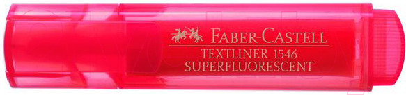 Изображение товара Текстовыделитель Faber Castell Textliner / 154621 (флуоресцентный красный)