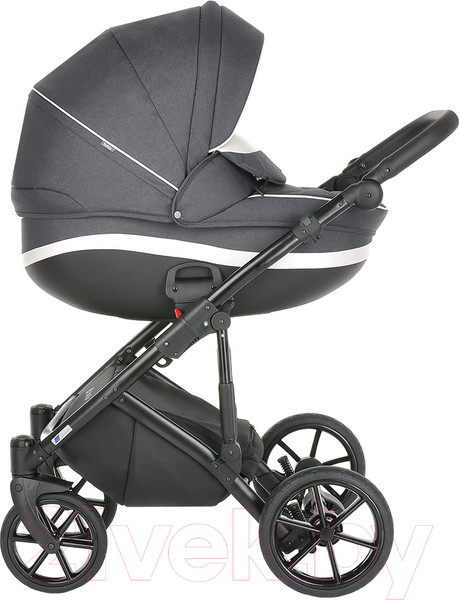 Изображение товара Детская универсальная коляска Tutis Mimi Style 3 в 1 / 1103042 (Black Marble)