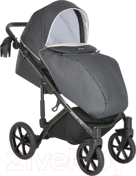 Изображение товара Детская универсальная коляска Tutis Mimi Style 3 в 1 / 1103042 (Black Marble)