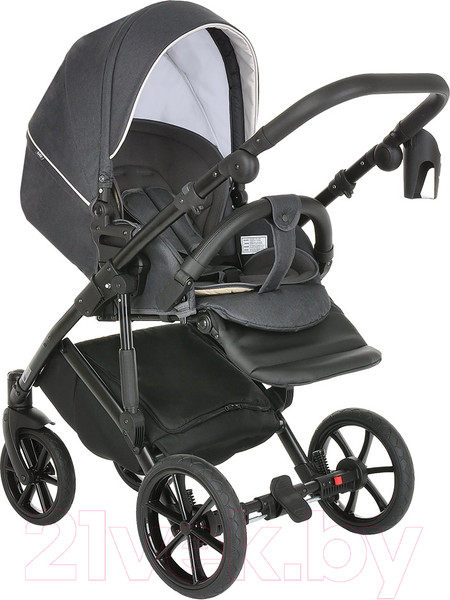 Изображение товара Детская универсальная коляска Tutis Mimi Style 3 в 1 / 1103042 (Black Marble)