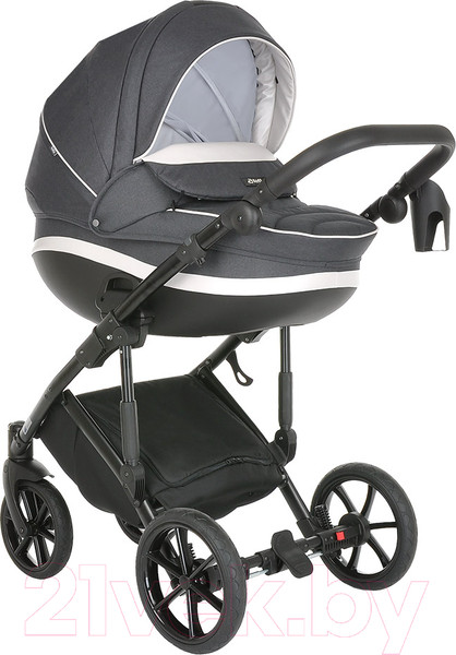 Изображение товара Детская универсальная коляска Tutis Mimi Style 3 в 1 / 1103042 (Black Marble)