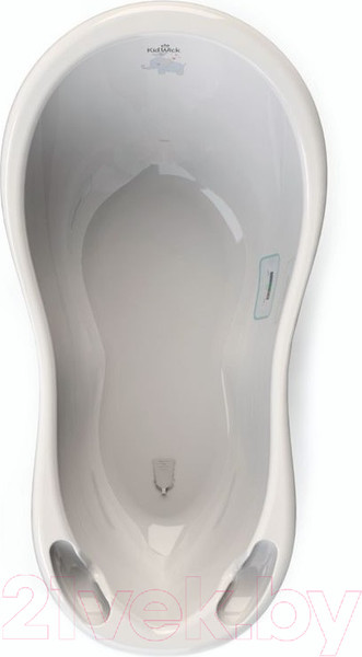 Изображение товара Ванночка детская Kidwick Шатл / KW220406 (с термометром, серый/темно-серый)