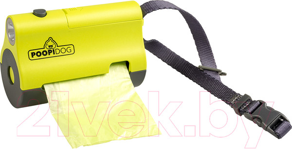 Изображение товара Контейнер для уборочных пакетов Duvo Plus 12926/DV с фонариком (лайм)