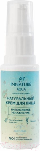 Изображение товара Крем для лица Innature Aqua Натуральный интенсивное увлажнение (30мл)