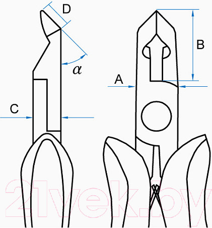 Изображение товара Бокорезы King TONY 6217-05