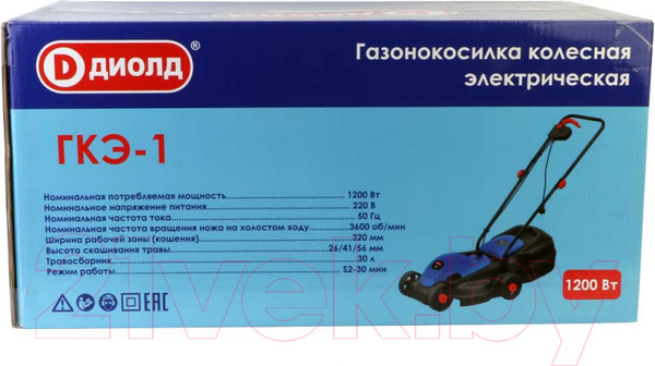 Изображение товара Газонокосилка электрическая Диолд ГКЭ-1 / 10112010
