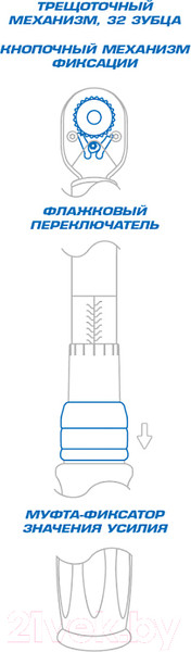 Изображение товара Гаечный ключ King TONY 34462-4DG